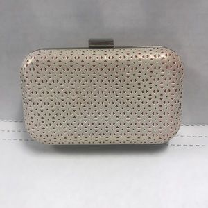 White Iridescent Clutch